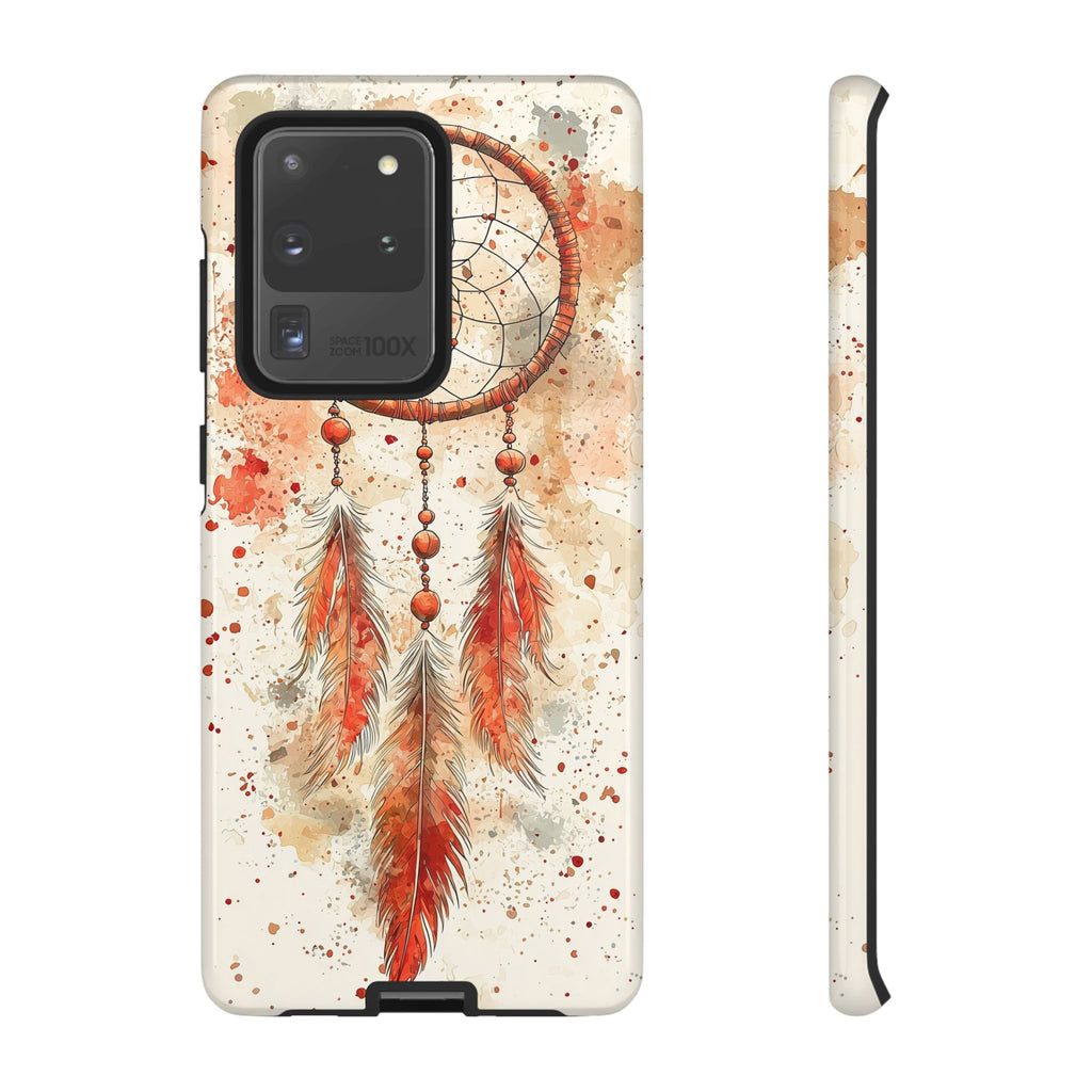 Dreamcatcher Tough Samsung Galaxy Case | Watercolour Feather