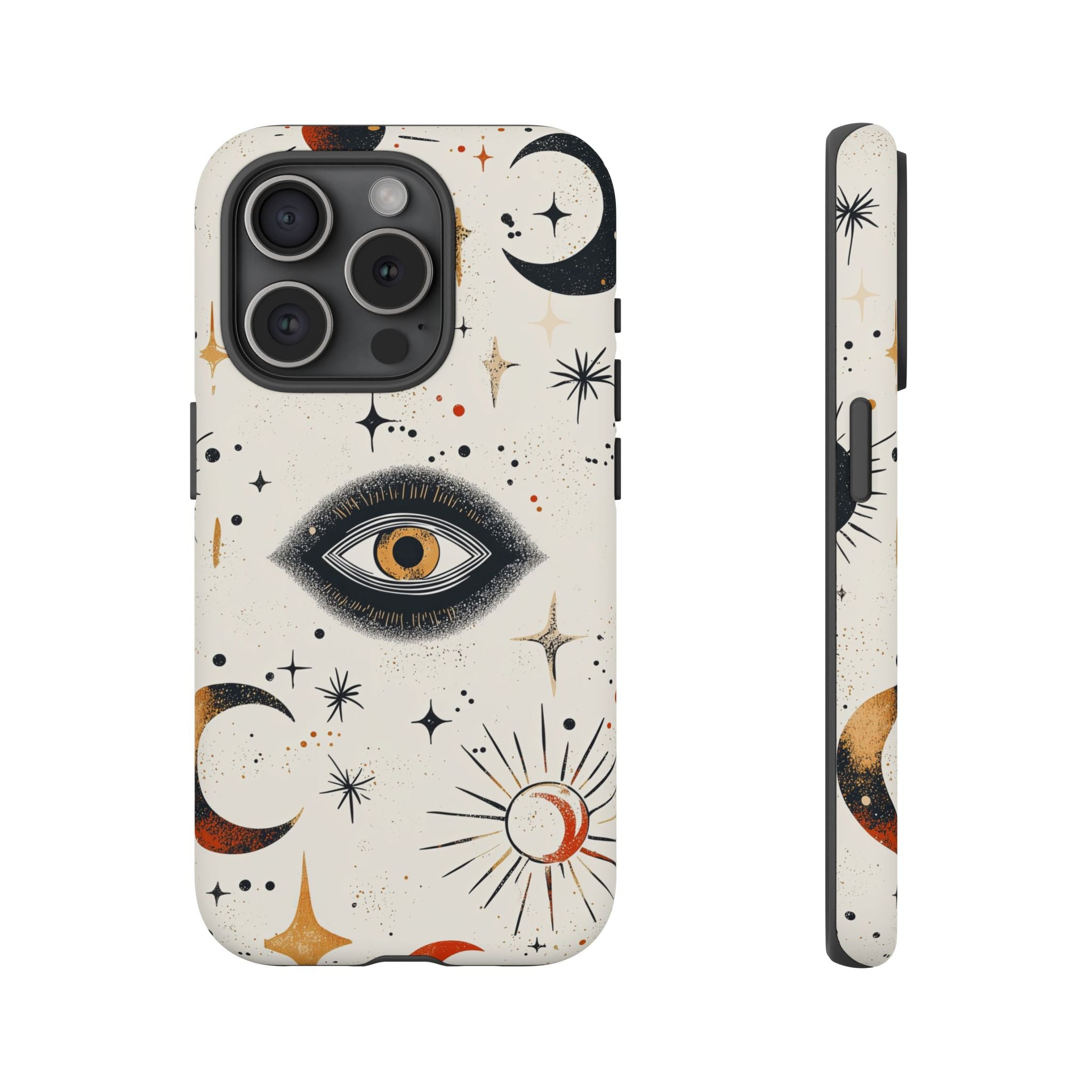 Mystic Eye iPhone Case | Celestial Moon & Star