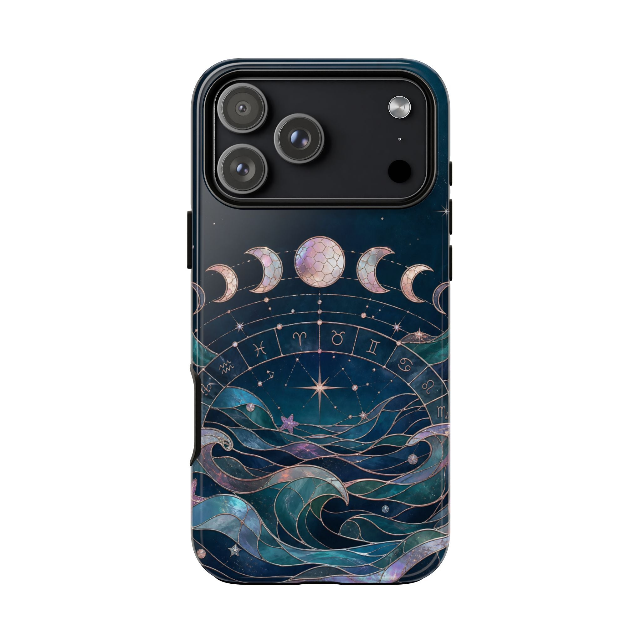 Celestial Zodiac Wheel iPhone Case | Moon Phase iPhone Case