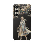 Vintage Chic Samsung Galaxy Phone Case | Stylish Woman Illustration