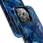 Ocean Animals Tough iPhone Case | Navy Blue Undersea Whale Cover