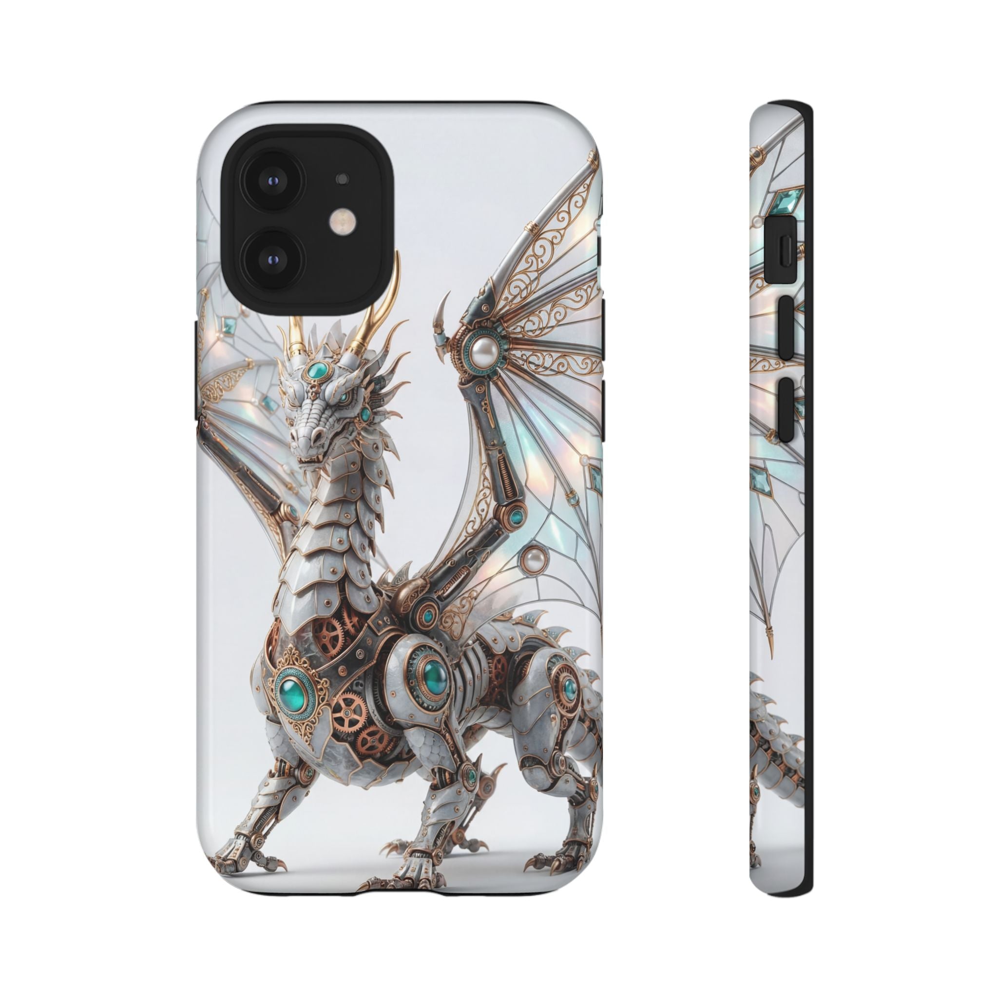 Steampunk Mechanical Dragon iPhone Case — Fantasy Armor Protective Cover