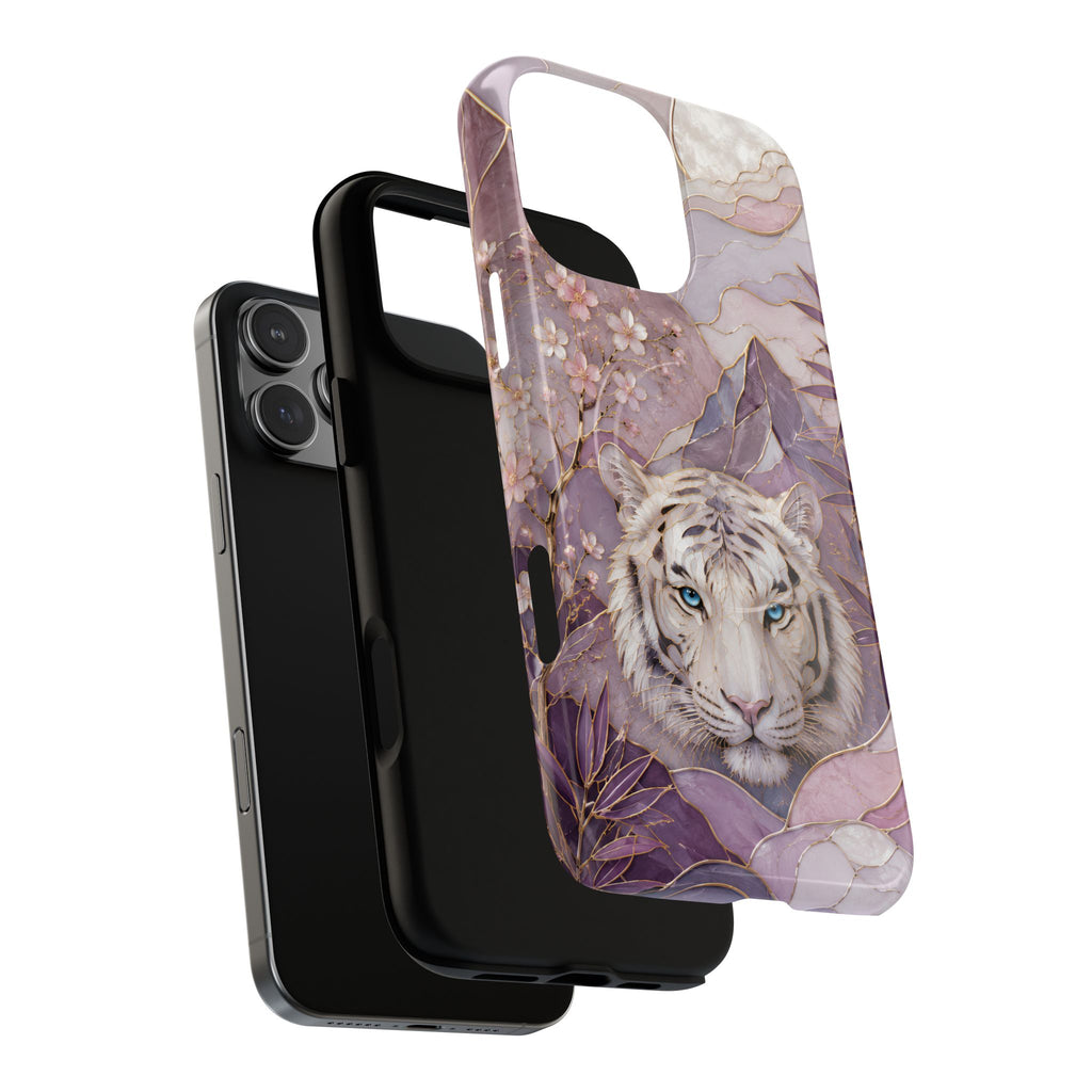 White Tiger Tough MagSafe Case