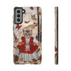 Custodia per Samsung Galaxy con motivo principessa gatto vintage