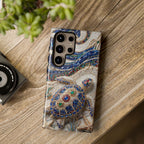 Sea Turtle Mosaic Samsung Galaxy Phone Case – Decorative Ocean Art Protective Case