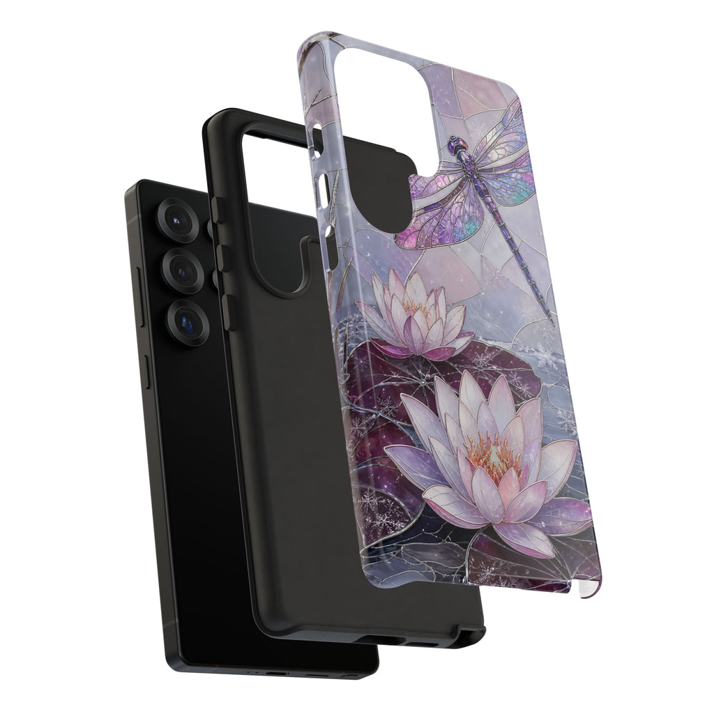 Dragonfly Samsung Galaxy Phone Case | Lotus Flower Phone Case