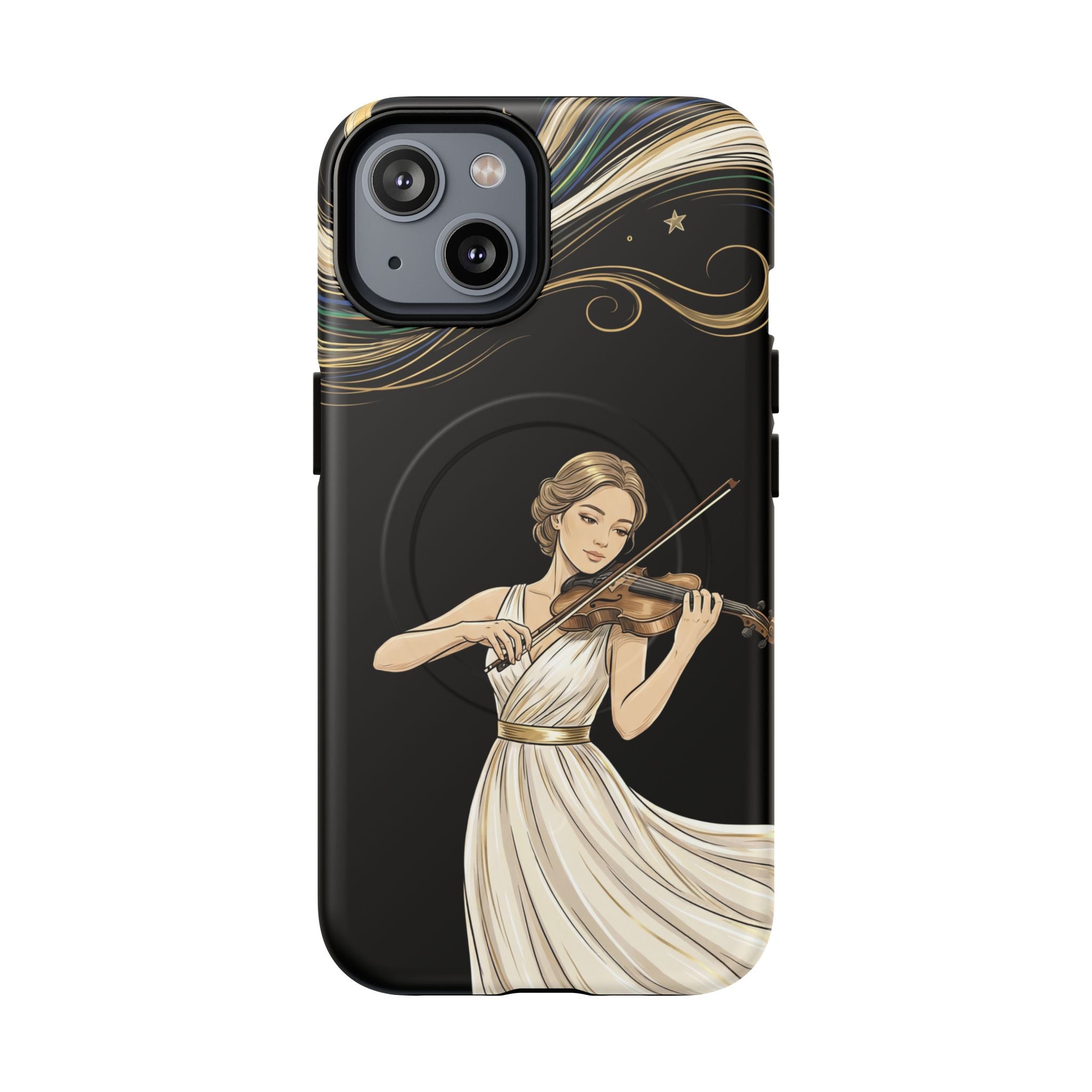 Violinist MagSafe iPhone Case | Elegant Classical Musicist Design
