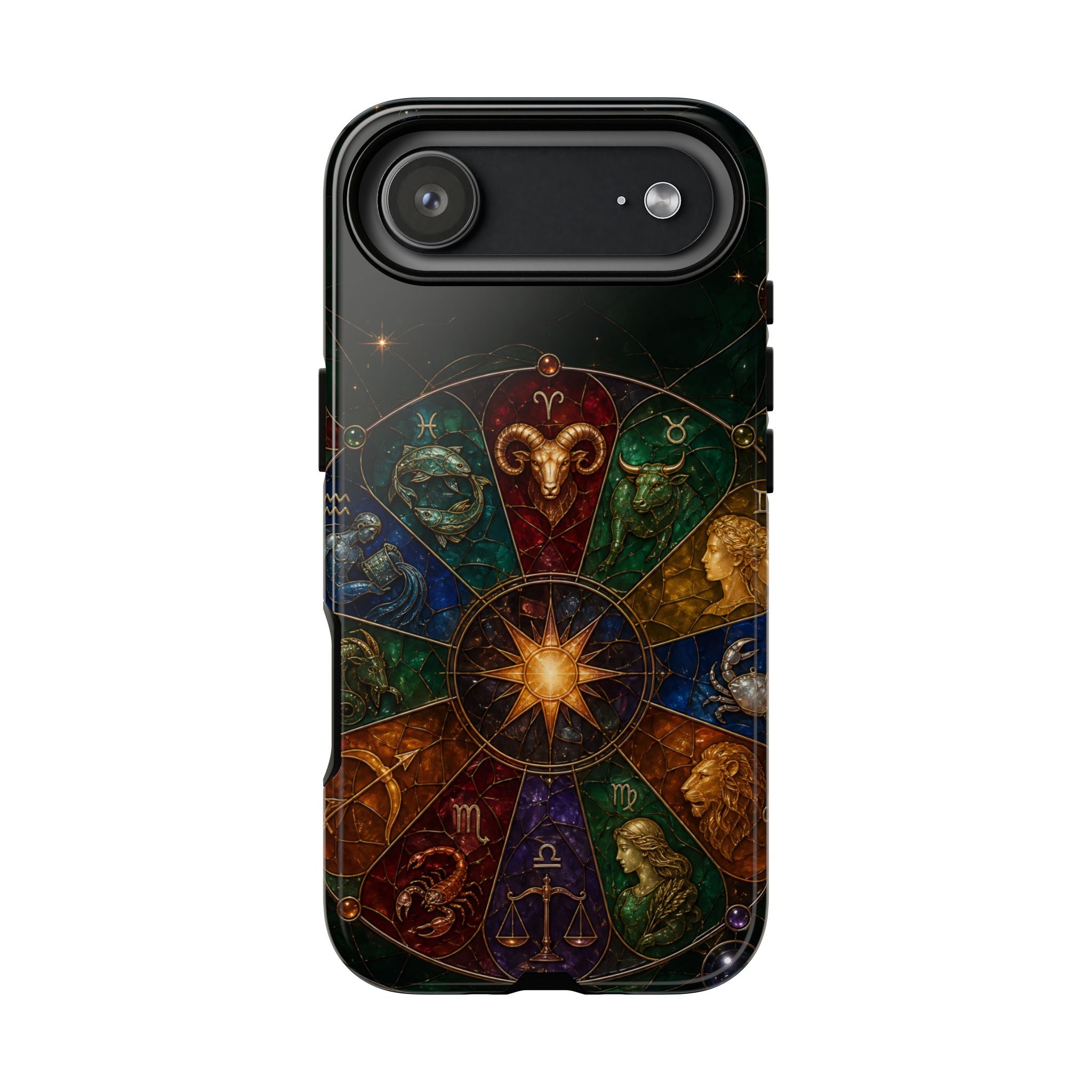 Zodiac Wheel iPhone Case | Celestial Astrology iPhone Case