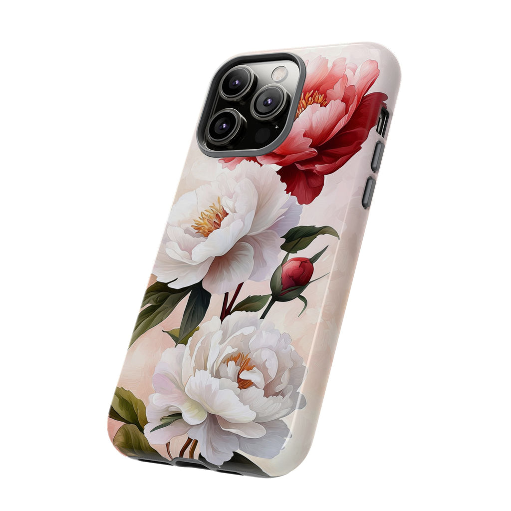Floral Peony Tough iPhone Case