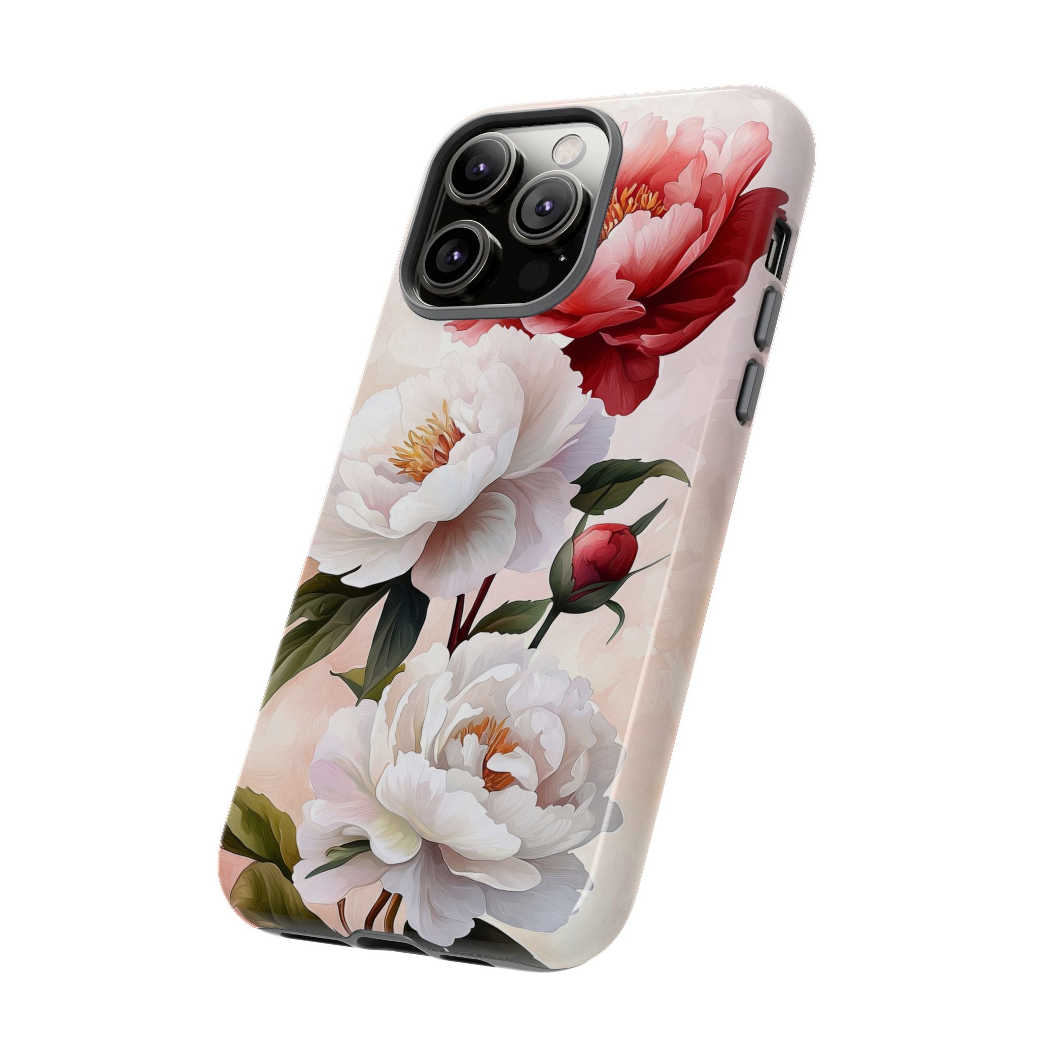 Floral Peony Tough iPhone Case