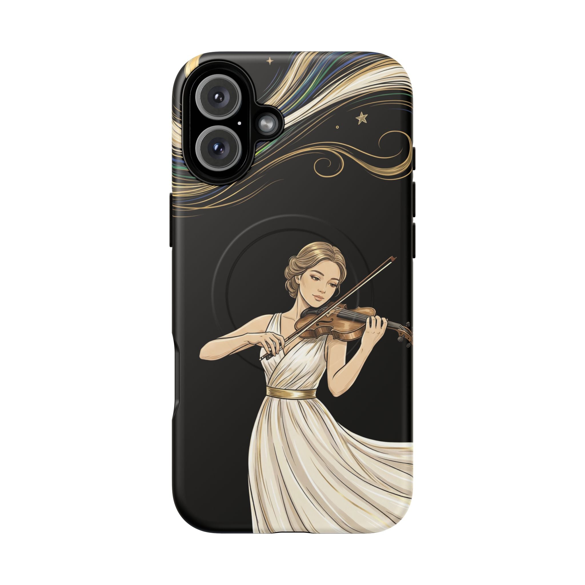 Violinist MagSafe iPhone Case | Elegant Classical Musicist Design