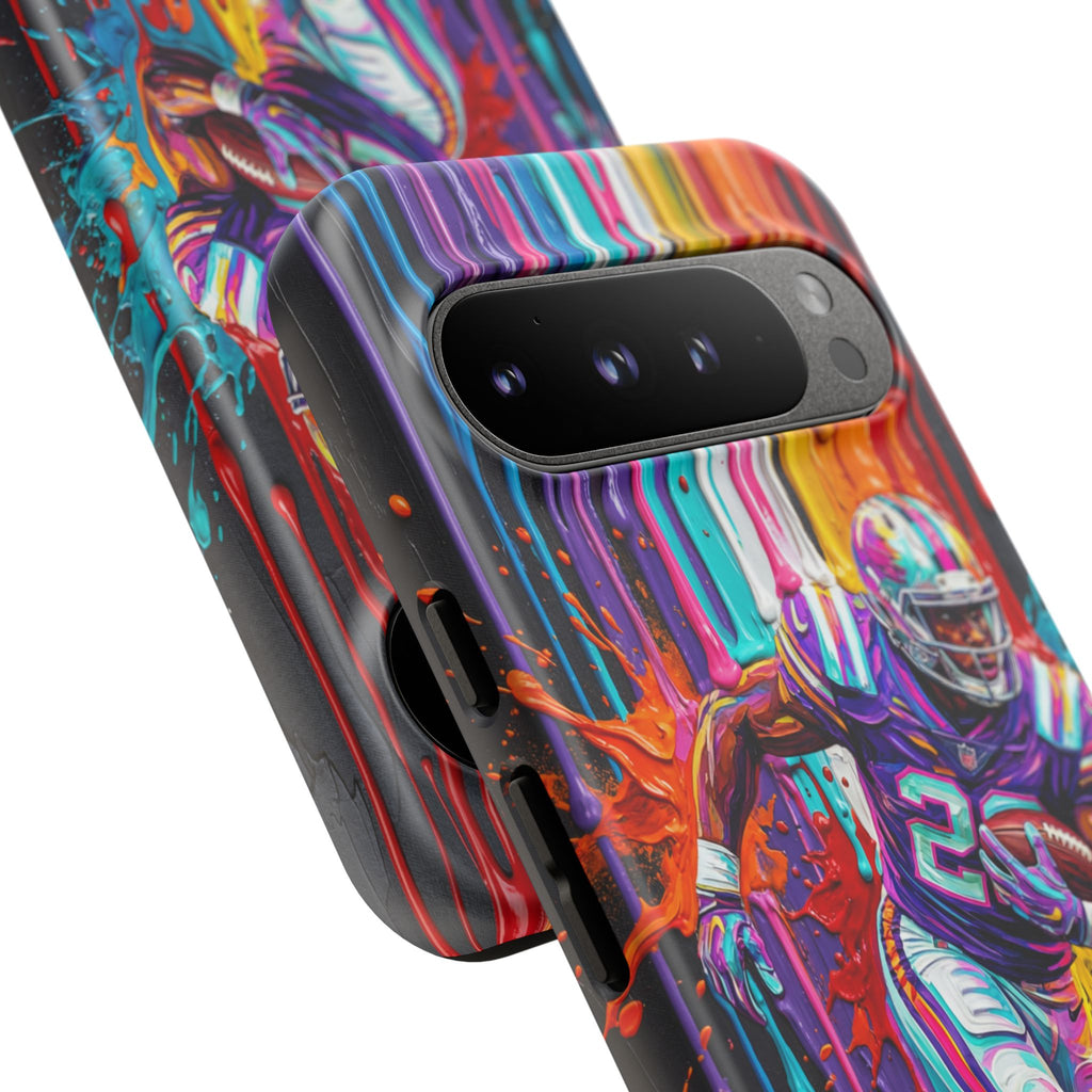 Vibrant American Football Runner Google Pixel Phone Case
