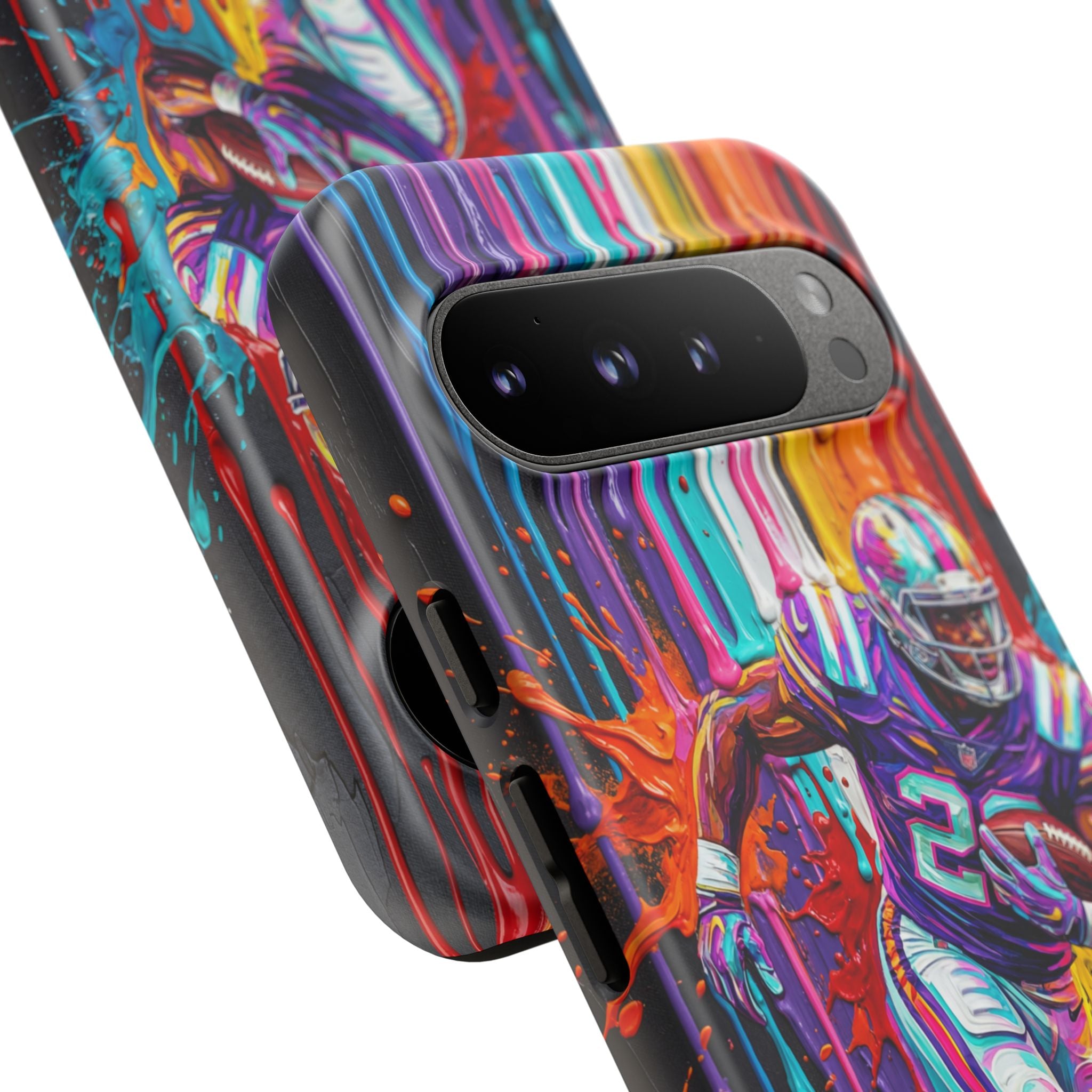 Vibrant American Football Runner Google Pixel Phone Case