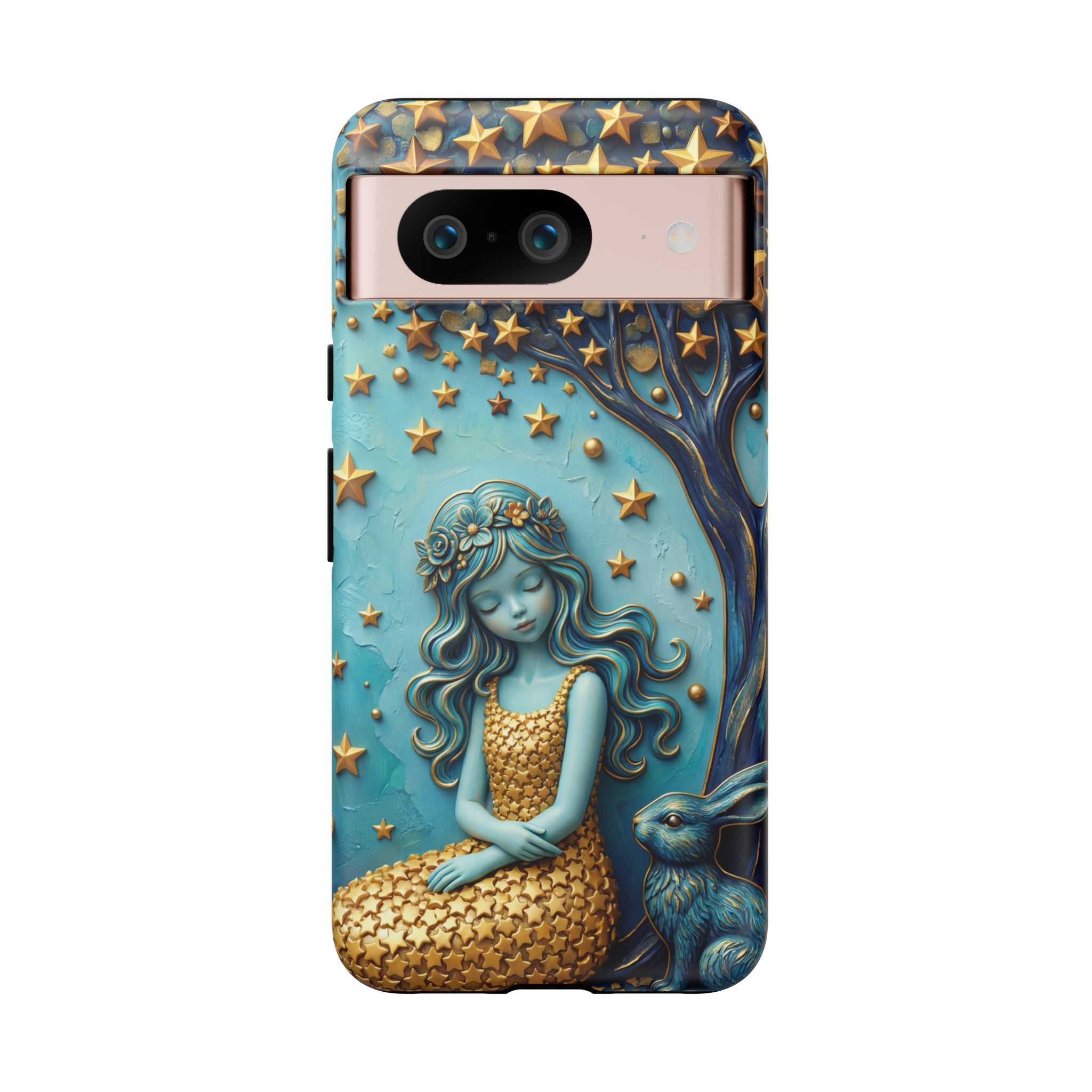 Dreamy Maiden & Star Tree Art  Google Pixel Case
