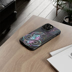 Neon Occult  Mystic Snake Crystal iPhone Case