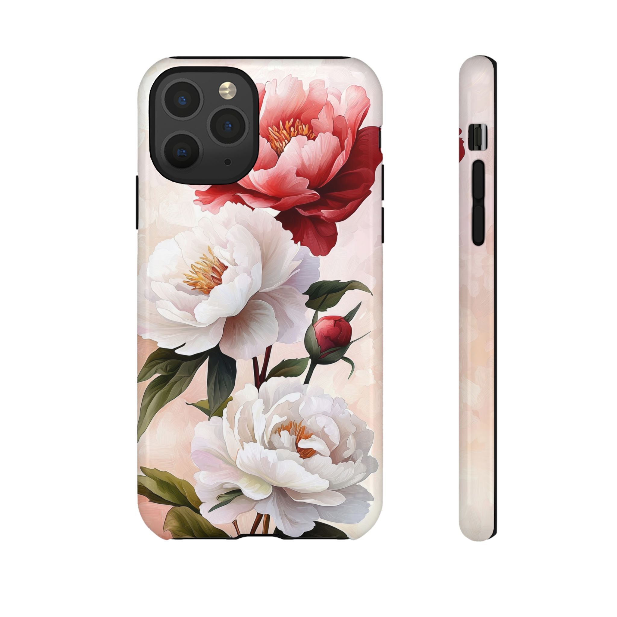 Floral Peony Tough iPhone Case
