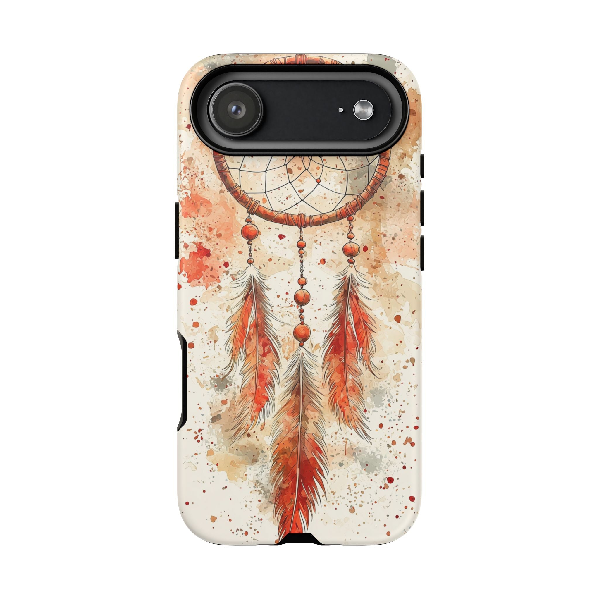Dreamcatcher Tough iPhone Case | Watercolour Feather