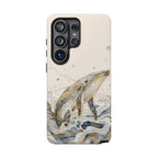 Stained Glass Whale Samsung Galaxy Phone Case | Ocean Phone Case