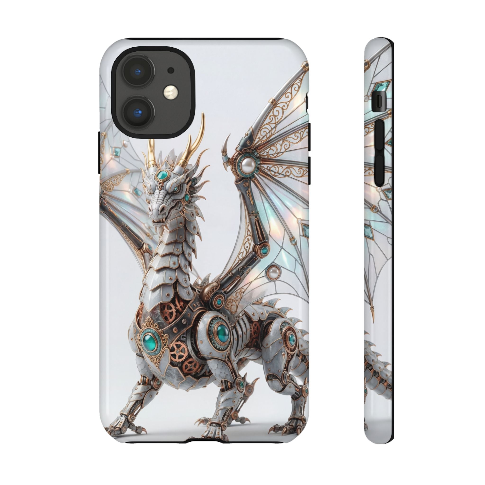 Steampunk Mechanical Dragon iPhone Case — Fantasy Armor Protective Cover