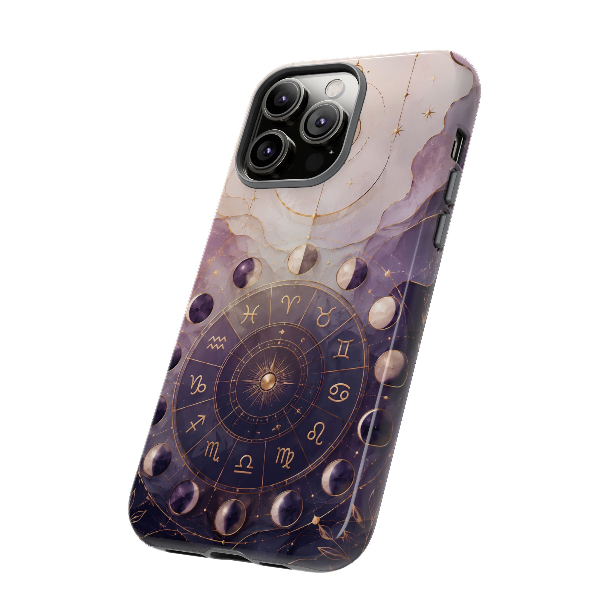 Celestial Zodiac iPhone Case | Moon Phase Astrology iPhone Case