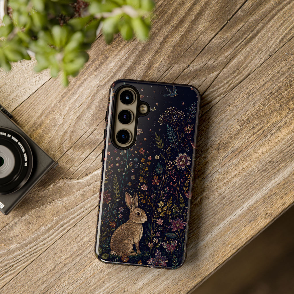Rabbit Samsung Galaxy Phone Case | Woodland Bunny Art Cover