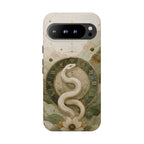 White Snake Google Pixel Phone Case | Celestial Zodiac Phone Case