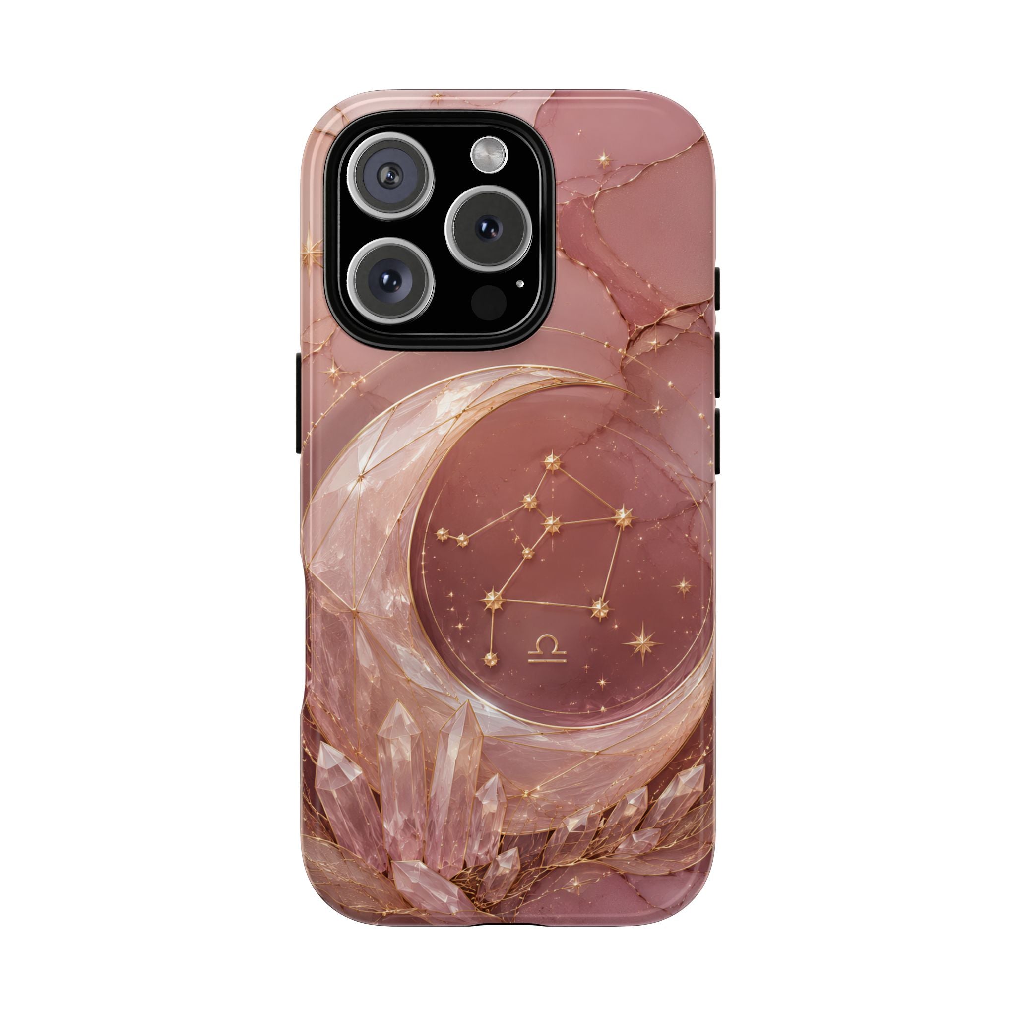 Libra Zodiac iPhone Case | Moon Crystal Astrology iPhone Case