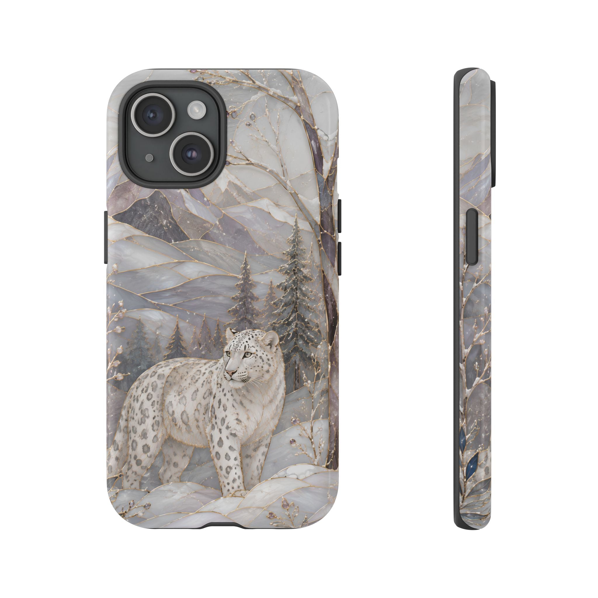 Snow Leopard iPhone Case | Winter Wildlife iPhone Case