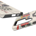 Cute Parisian Cat Girl Samsung galaxy Phone Case | Ballet Slippers Illustration Tough Case