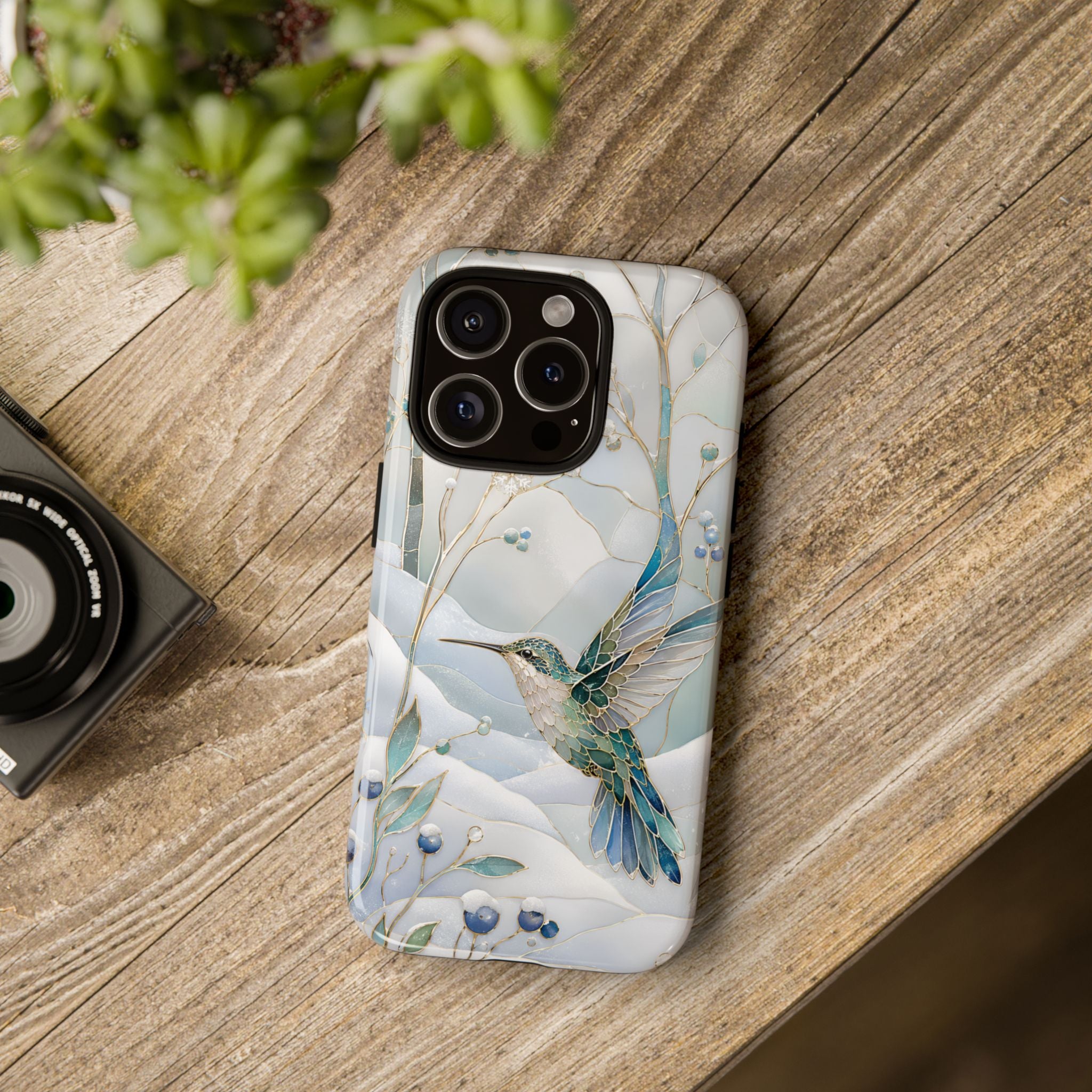 Hummingbird iPhone Case | Winter Bird iPhone Case