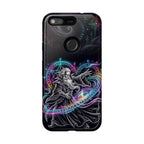 Custodia per Google Pixel Neon Spell Art Wizard Magic