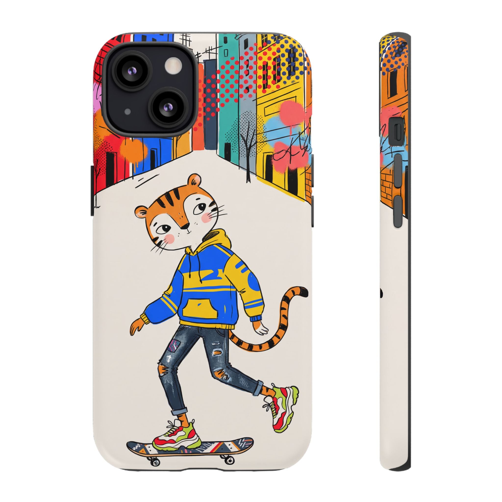 Skater Tiger iPhone Case