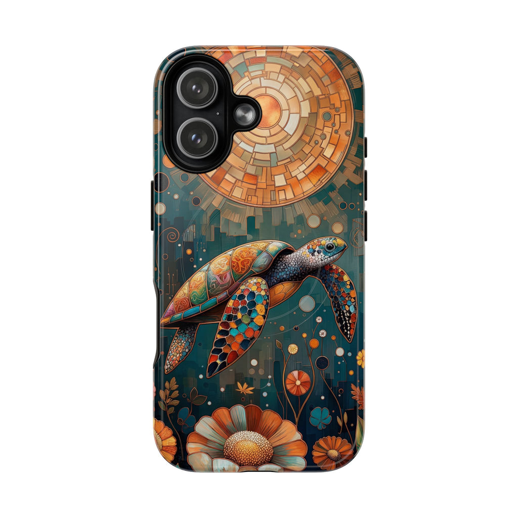Custodia MagSafe per iPhone a forma di tartaruga marina