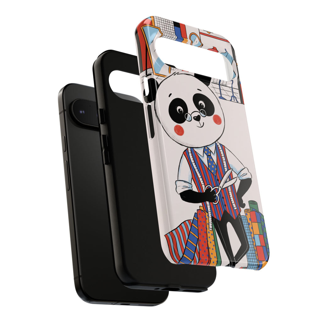 Panda Sarto Cover Google Pixel | Cartone animato sarta carina
