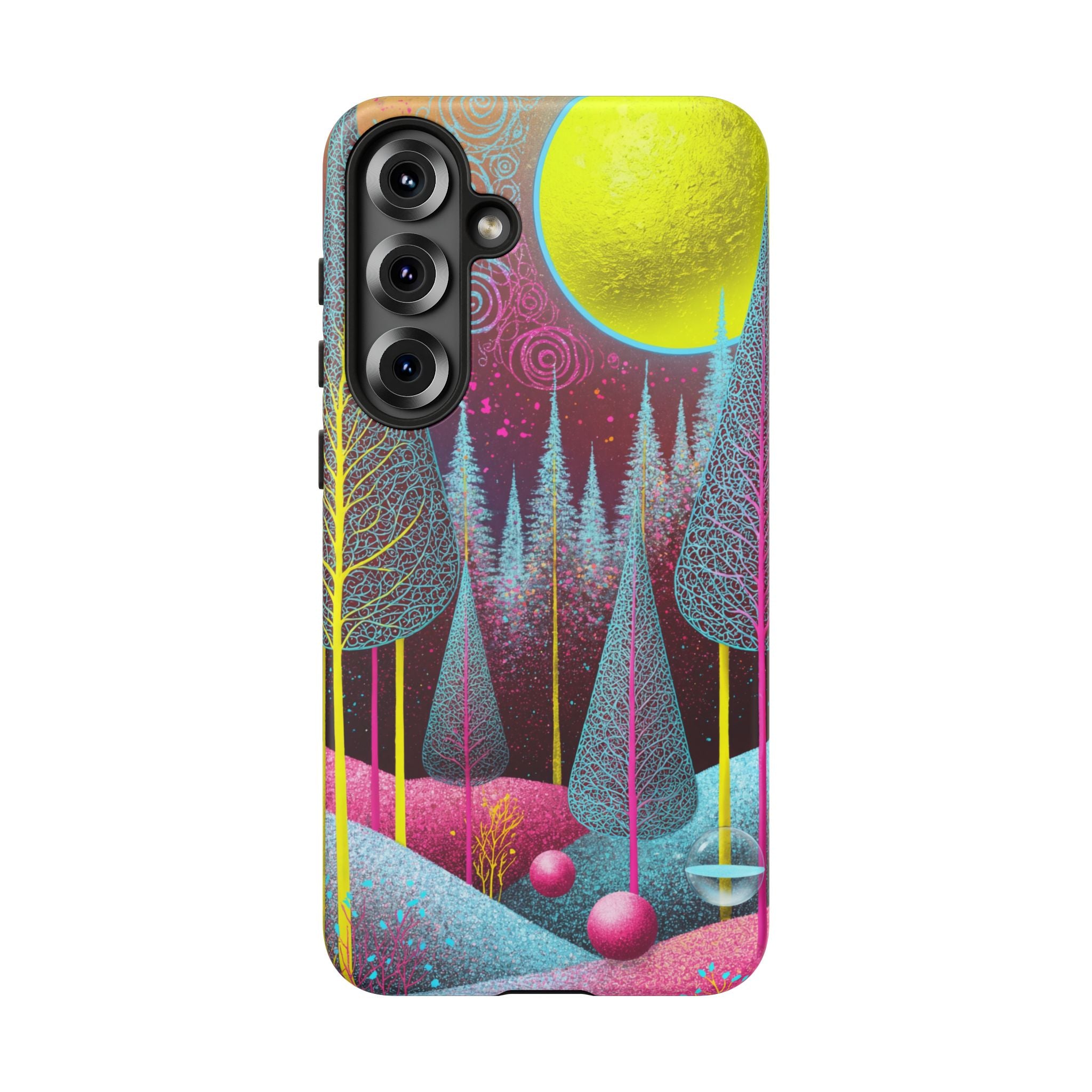 Neon Dreamscape Forest Samsung Galaxy Case
