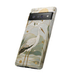 Heron Google Pixel Phone Case | Coastal Bird Phone Case