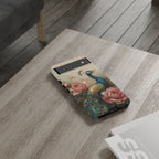 Peacock & Rose Google Pixel Phone Case | Vintage Floral Phone Case