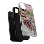 Japan Canal Boat Serenity | Art MagSafe iPhone Case