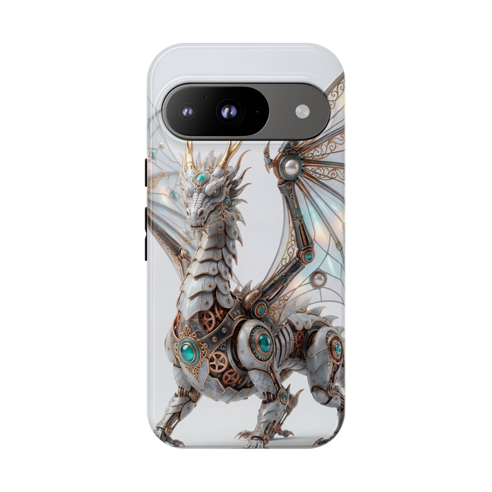 Steampunk Mechanical Dragon Google Pixel Case — Fantasy Armor Protective Cover