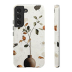 Floral Terrazzo Samsung Galaxy Case | Minimal Vase Botanical