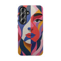 Abstract Colourful Face Samsung Galaxy Case | Vibrant Pop Art