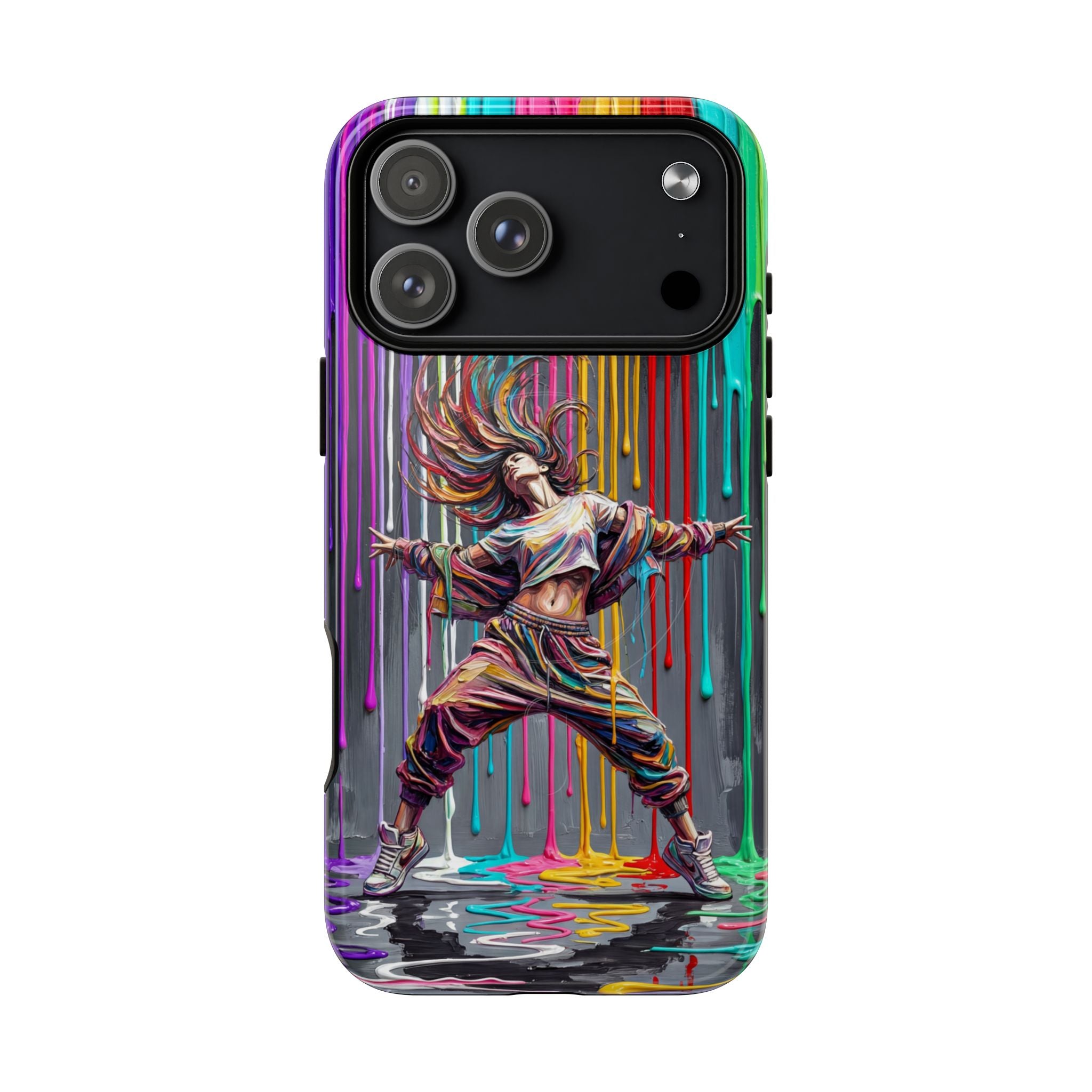 MagSafe iPhone Case | Colorful Street Dance Drip Design