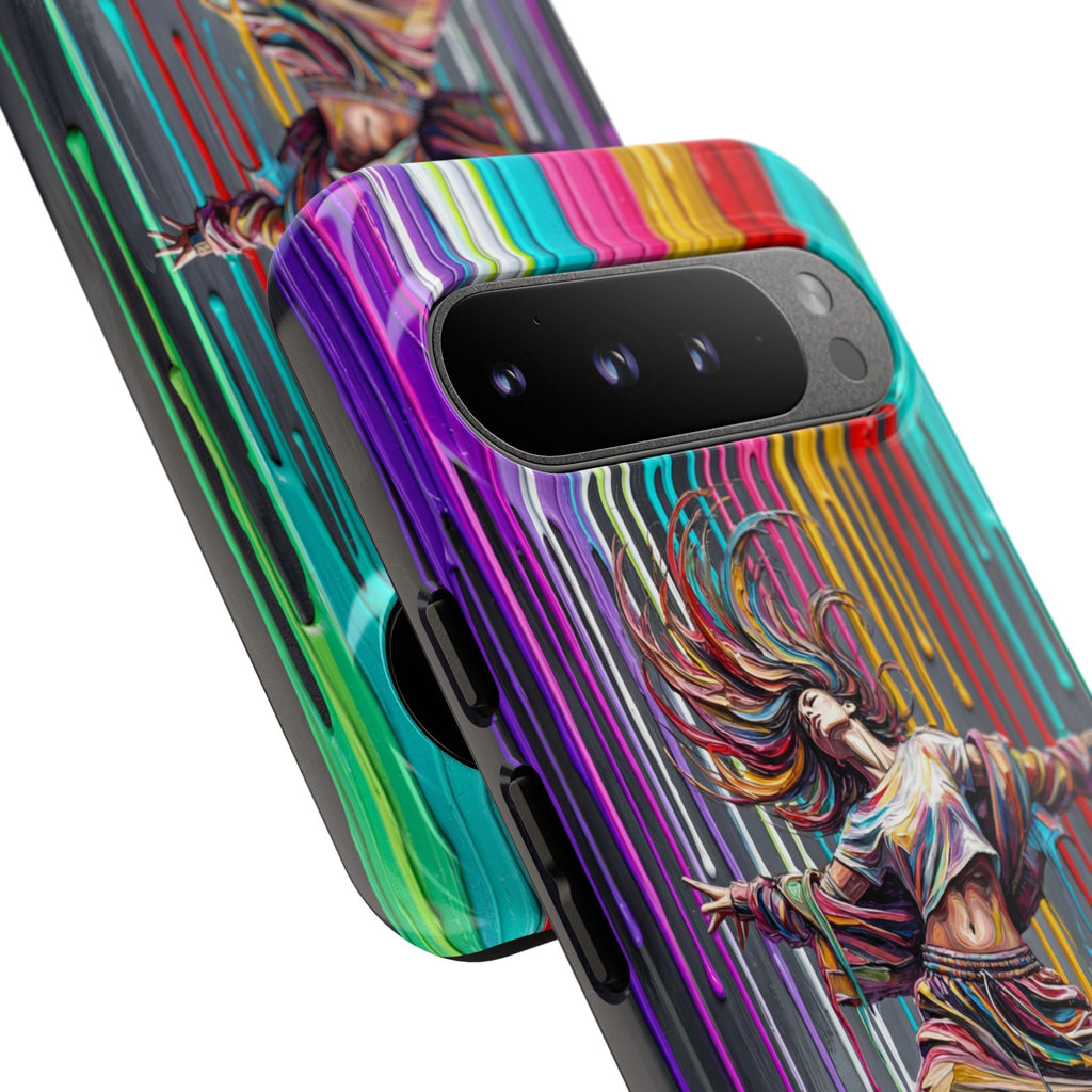 Google Pixel Phone Case | Colorful Street Dance Drip Design