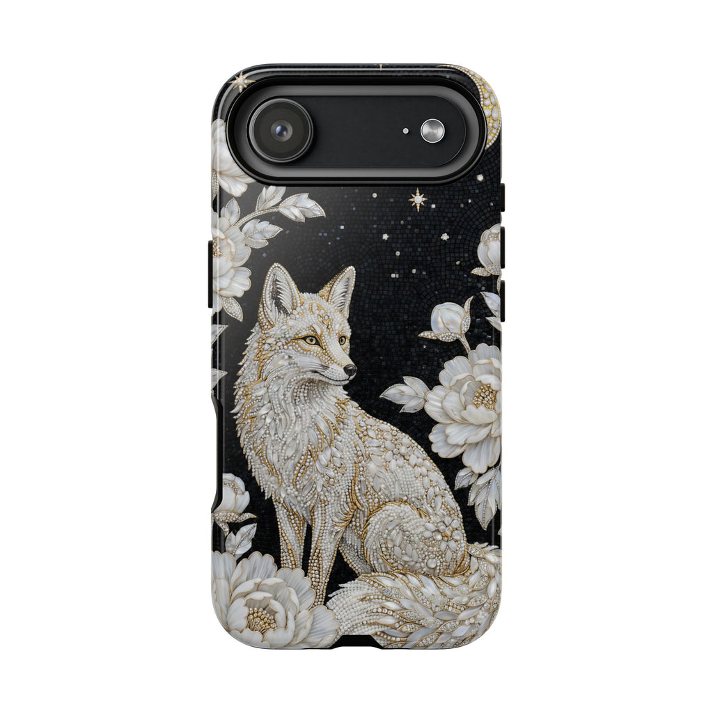 Mystic Fox Moon iPhone Case | Celestial Floral iPhone Cover