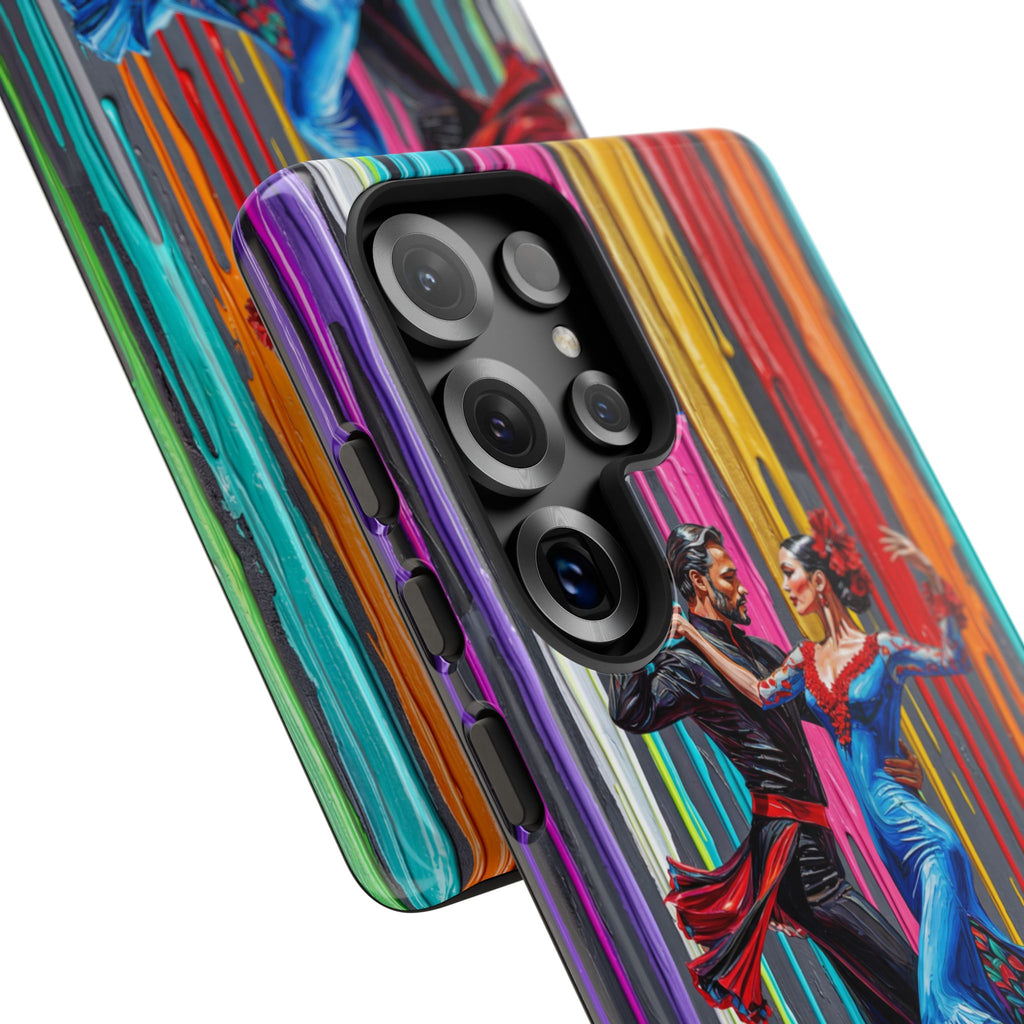 Colorful Tango Samsung Galaxy Phone Case | Vibrant Dancing Couple Art Protection