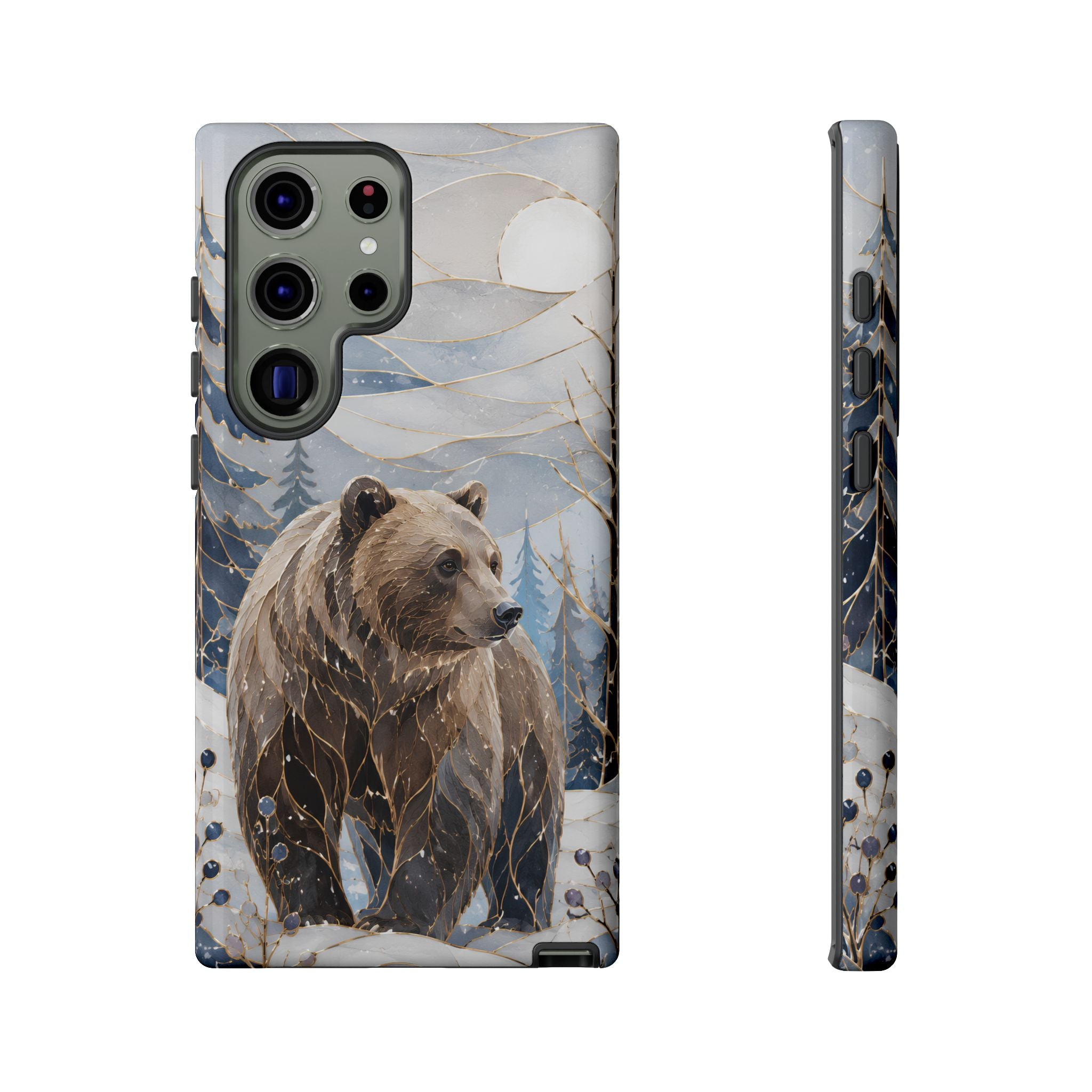 Grizzly Bear Samsung Galaxy Phone Case | Winter Wildlife Phone Case