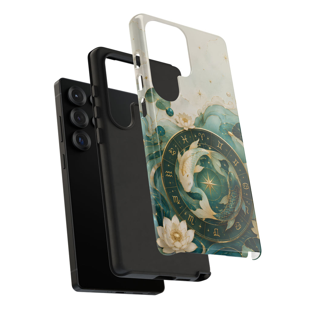 Koi Zodiac Samsung Galaxy Phone Case| Celestial Koi Phone Case