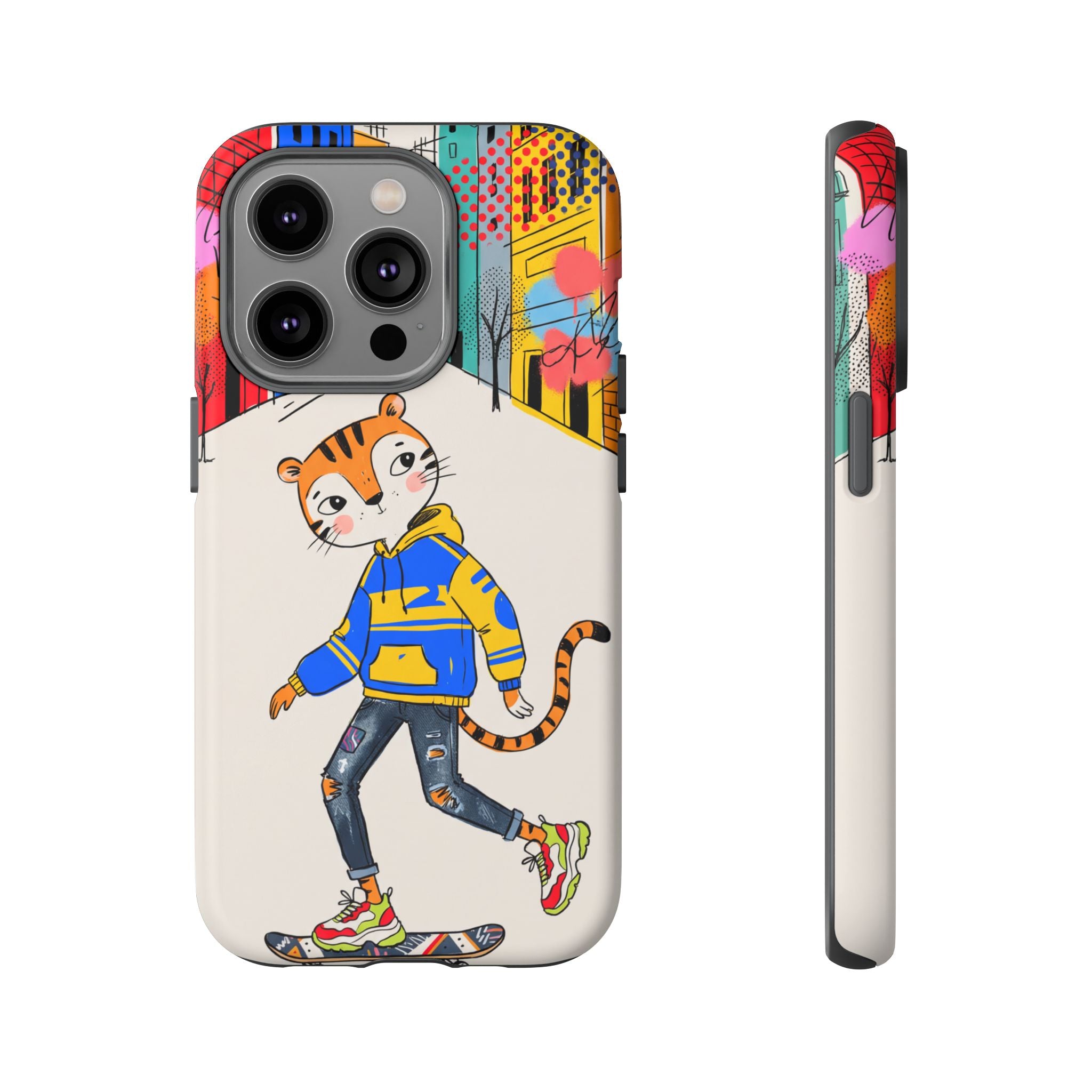 Skater Tiger iPhone Case