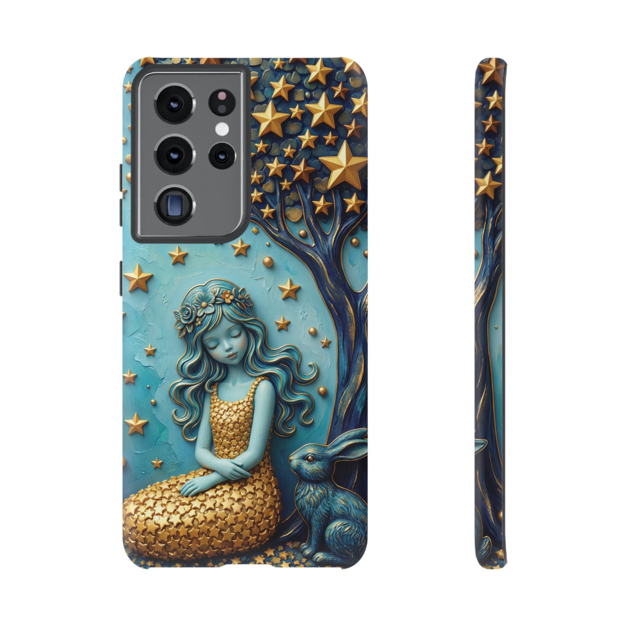 Dreamy Maiden & Star Tree Samsung Galaxy Phone Case
