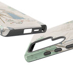 Artist in Paris Samsung Galaxy Phone Case | Vintage Painter Street Scene Protective Cover